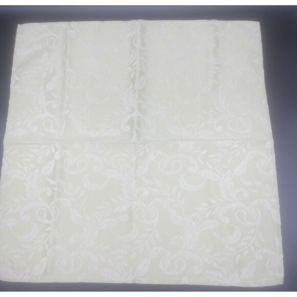 Bodrum Luxembourg GREEN Patterned Cloth Napkins 21.5” Turkey Set Of 4 - Picture 4 of 11